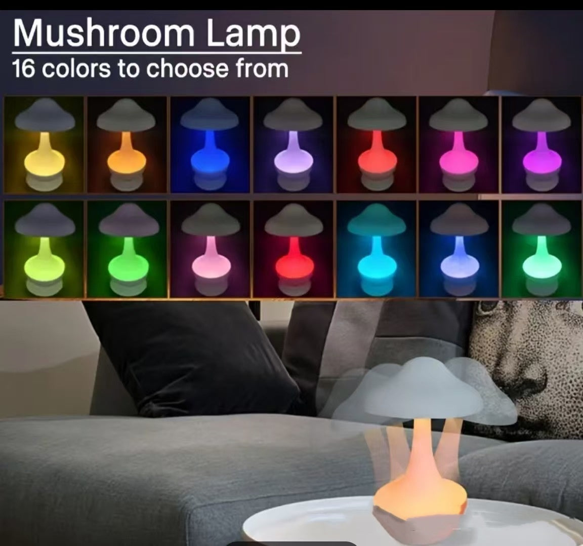 Wobbling Mushroom Lamp