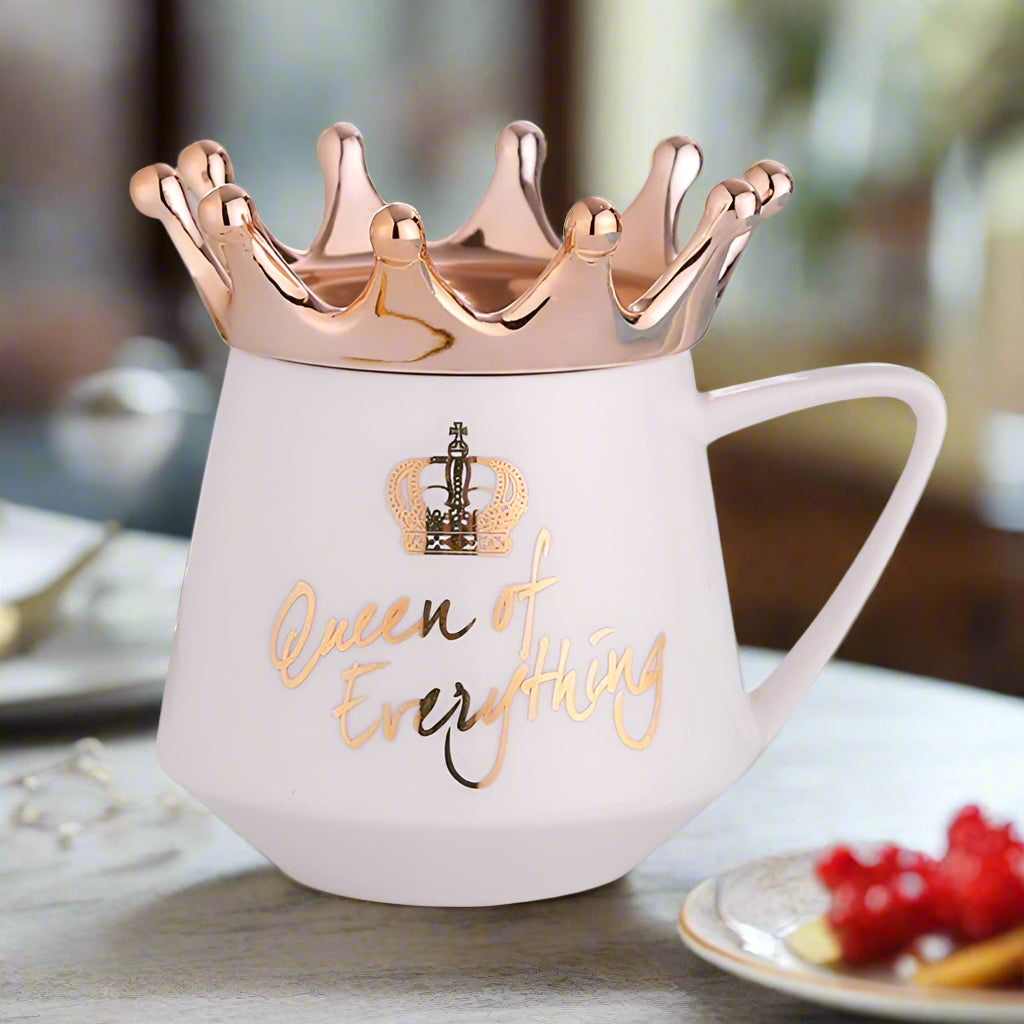 Queen of Everything Crown Mug & Spoon Set