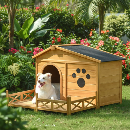 Pine Wood Doggy Bungalow