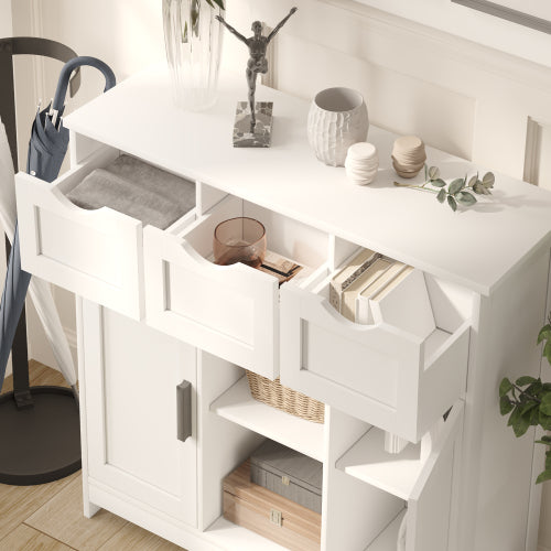 Wooden Console Storage Cabinet