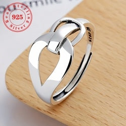 Sterling Silver Buckle Ring