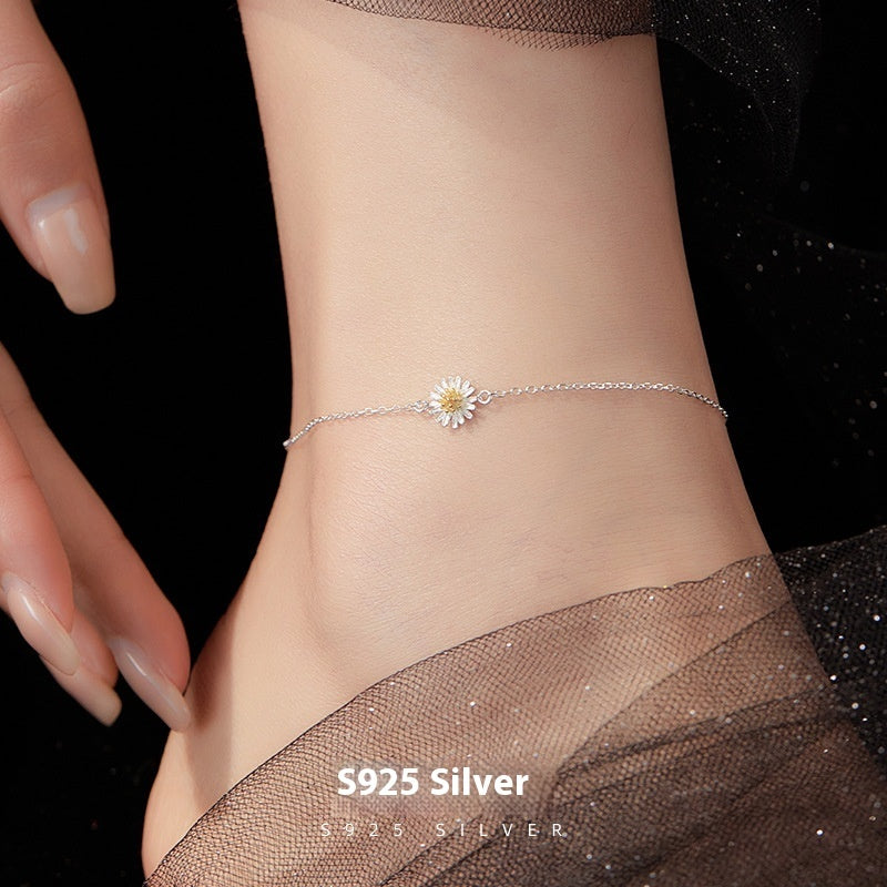 Dainty Flower Anklet