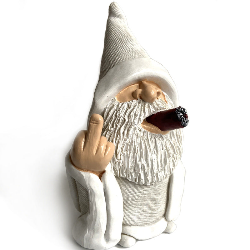 Resin wizard garden gnome