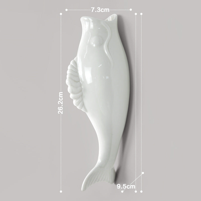 Ceramic Goldfish Wall Vase