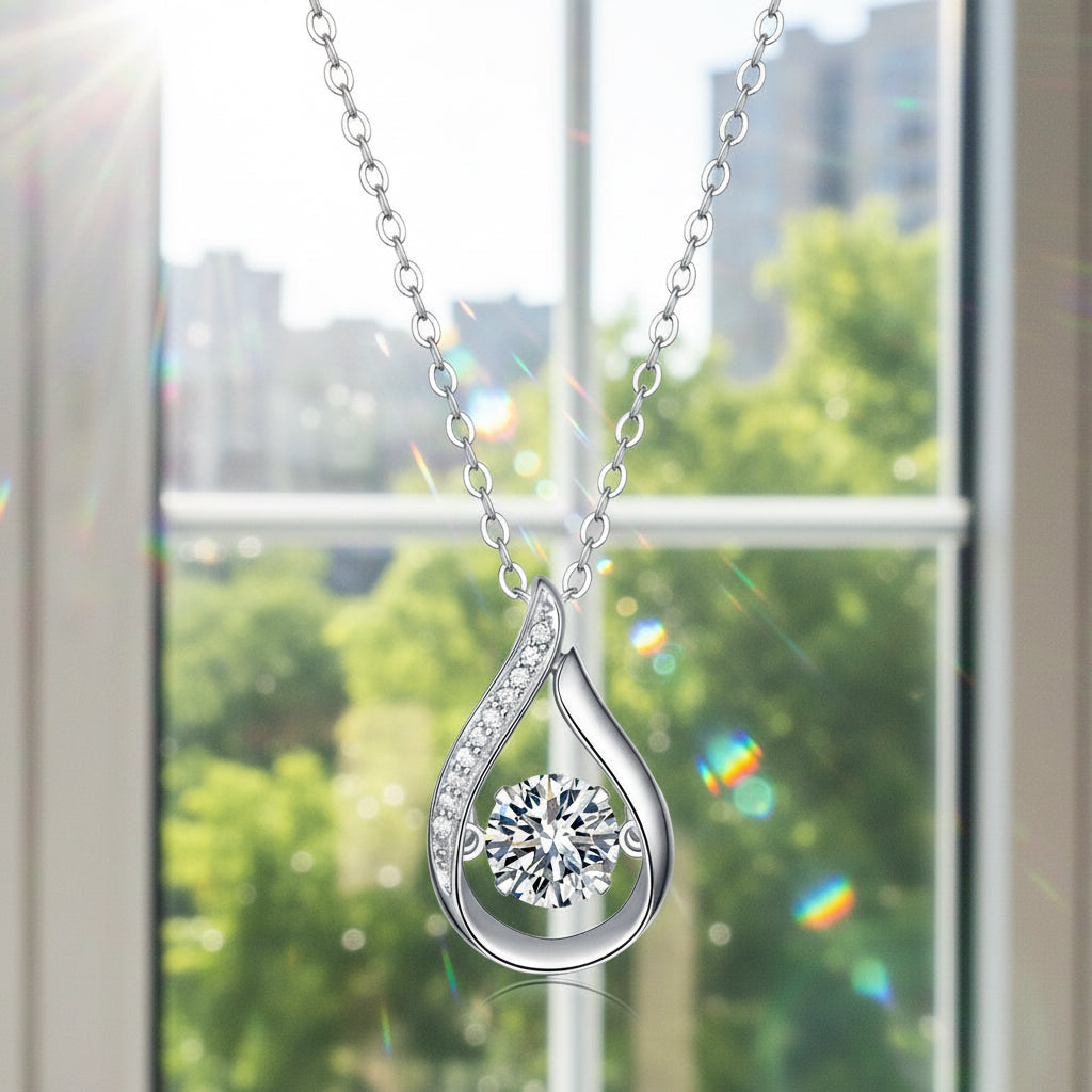 Sterling Silver Tear Drop Pendant