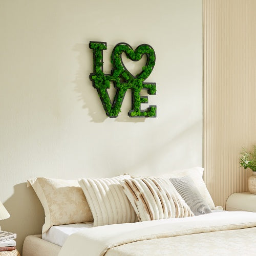 LOVE  Moss Wall Art