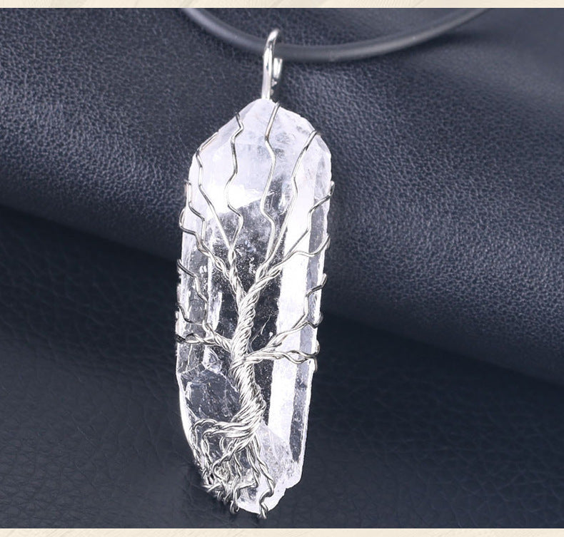 Tree of Life Crystal Pendant