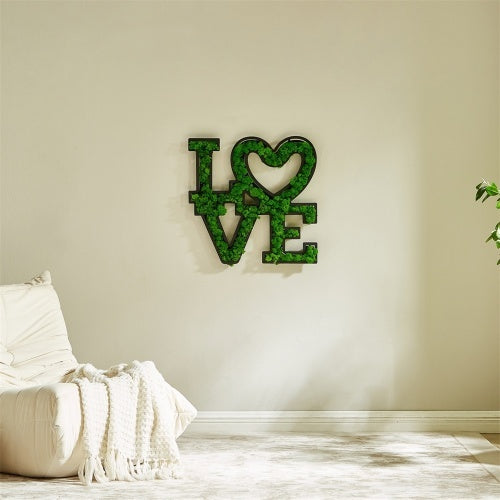 LOVE  Moss Wall Art