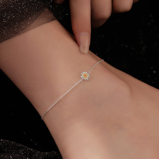 Dainty Flower Anklet