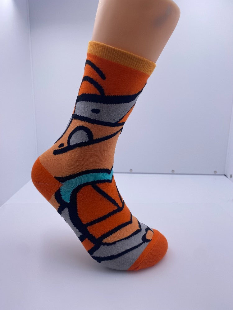 Abstract Multi Colored Socks