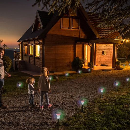 Solar Power Walkway Stake Lights