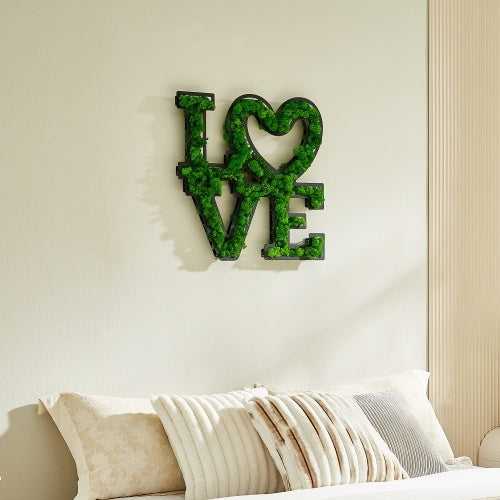 LOVE  Moss Wall Art