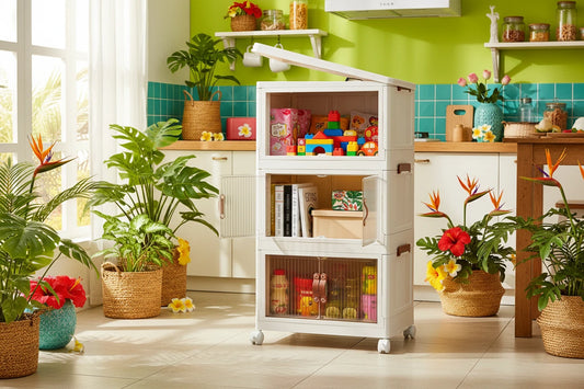 Double Door Stacking Storage Bins