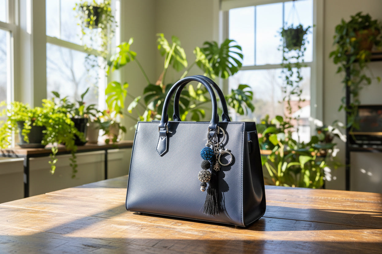 Handmade Beaded Handbag Charm