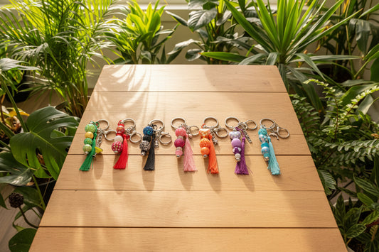 Handmade Beaded Handbag Charm