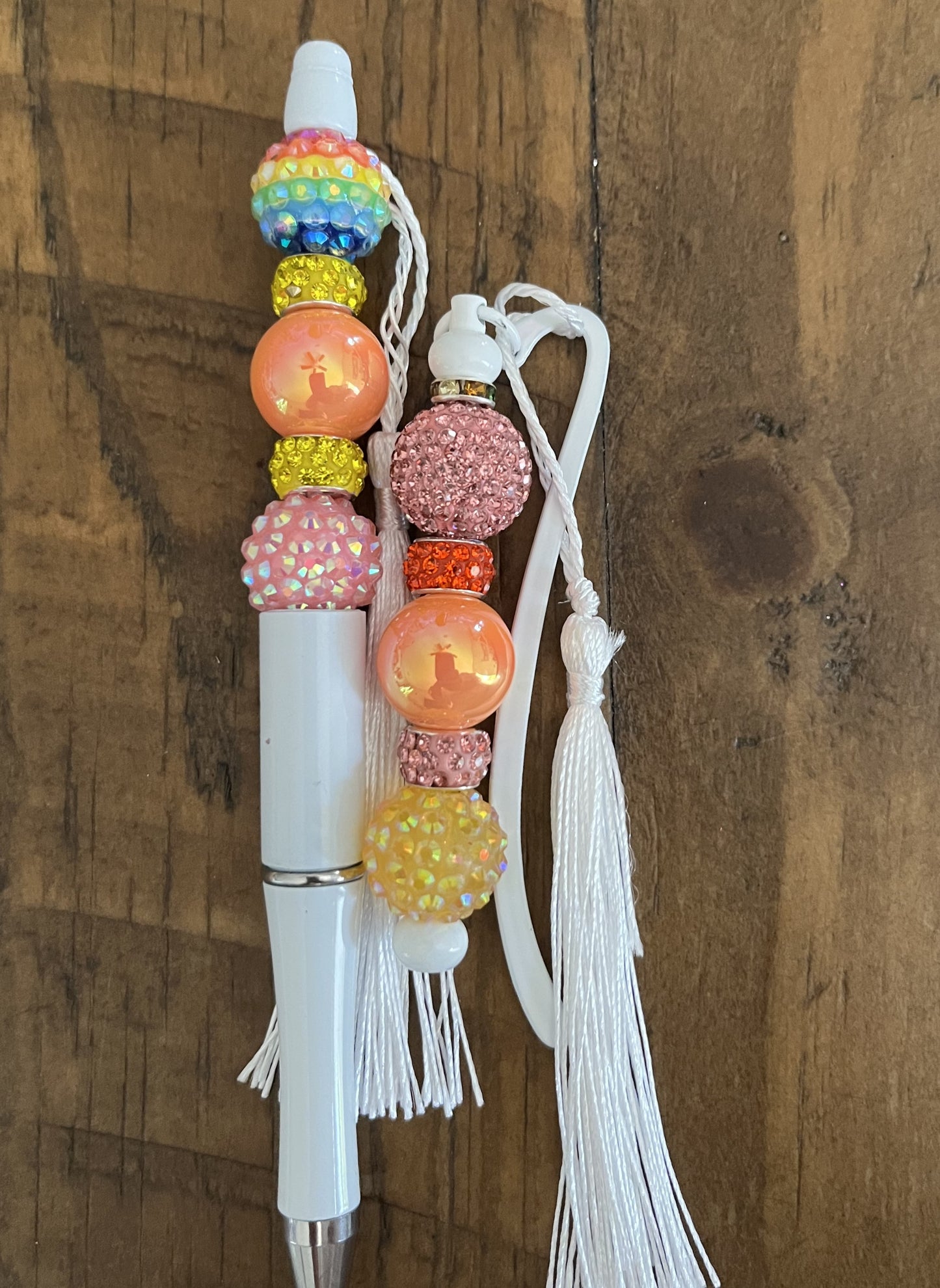 Bookmarks and Pen Set with Tassels