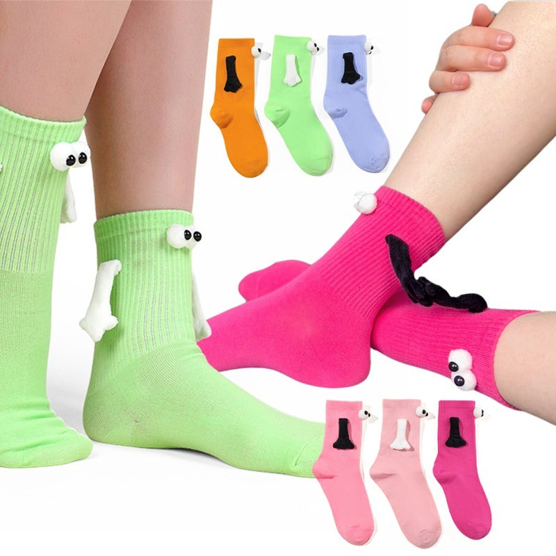 Hand-holding Socks