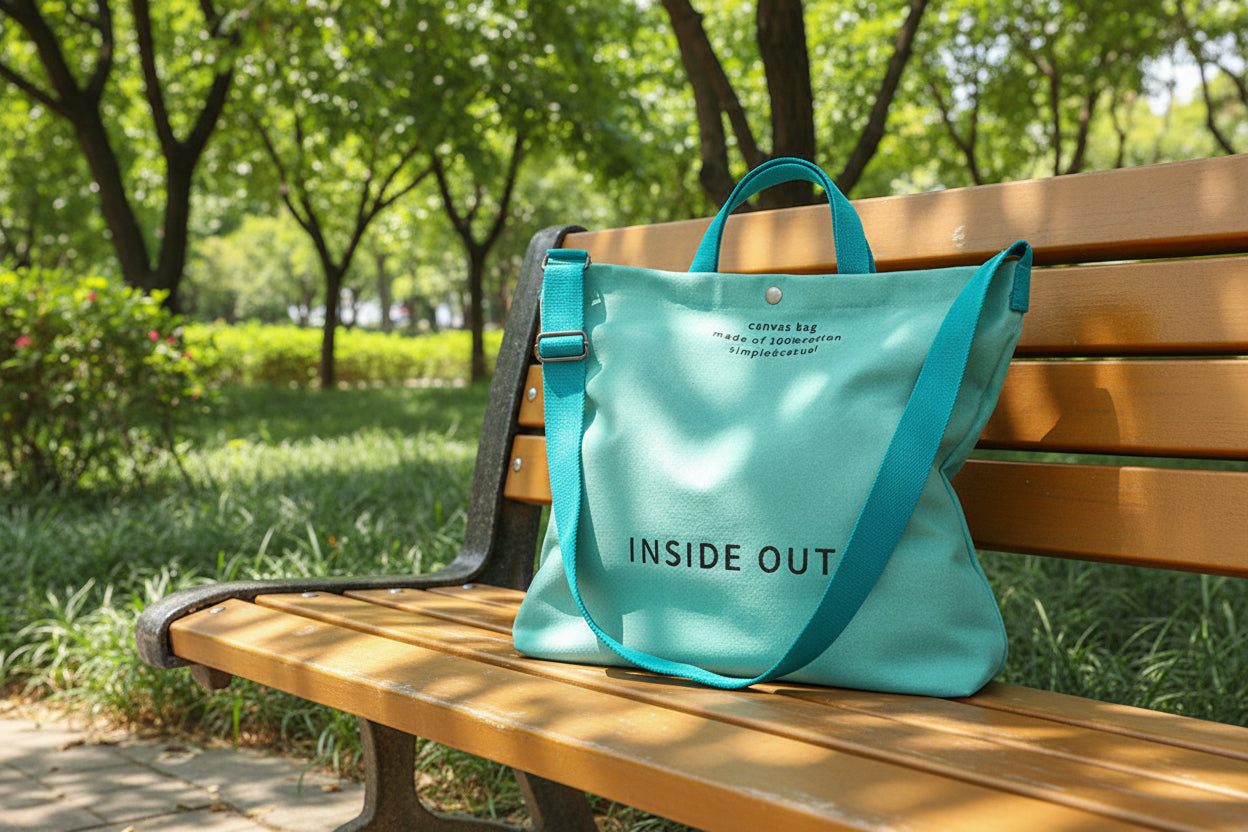 Inside Out Canvas Tote Bag