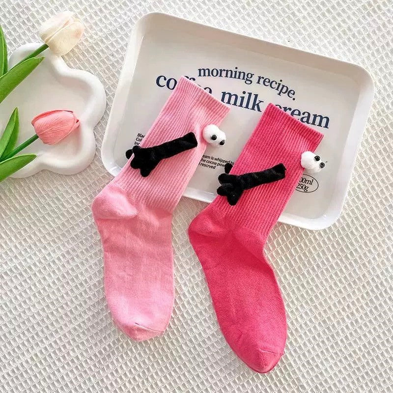 Hand-holding Socks